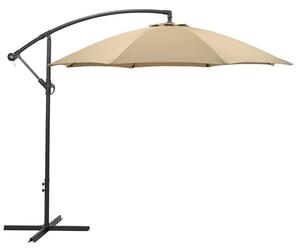 Athine 300cm Round Cantilever Parasol In Taupe