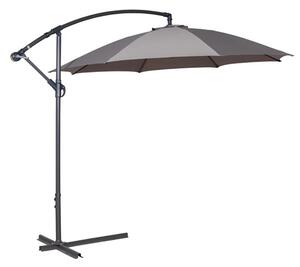 Athine 300cm Round Cantilever Parasol In Dark Grey