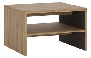 Sholka Wooden Coffee Table In Oak With Undershelf