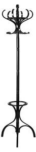 Friston Floor Standing Wooden Coat Stand In Black