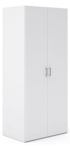 Scalia Wooden Wardrobe In White With 2 Doors