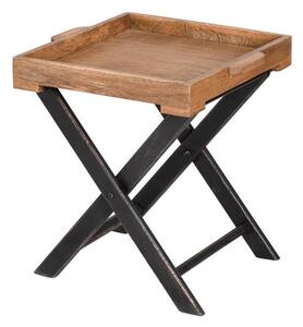 Nordec Medium Wooden Butler Side Table In Oak