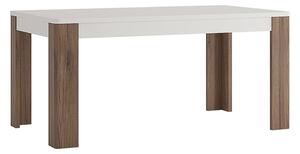 Tortola Wooden Dining Table In Oak And White