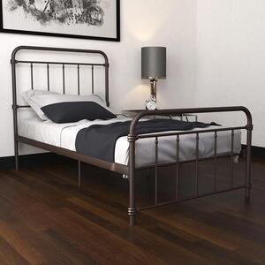 Wayne Metal Single Bed In Bronze