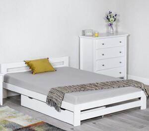 Zenota Wooden Single Bed In White