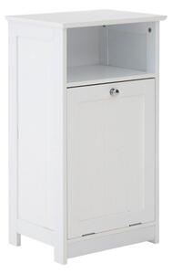 Partland Wooden Floor Standing Bathroom Cabinet In White