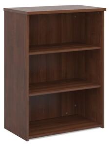 Upton Home And Office Wooden Bookcase In Walnut With 2 Shelves