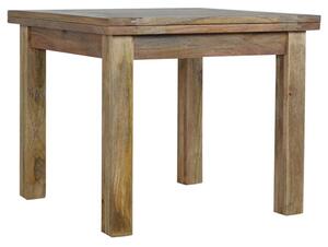 Granary Wooden Square Extending Dining Table In Oak Ish