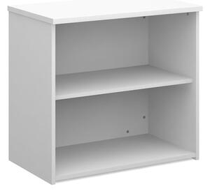Upton Home And Office Wooden Bookcase In White With 1 Shelf
