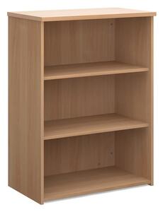 Upton Home And Office Wooden Bookcase In Beech With 2 Shelves