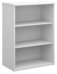 Upton Home And Office Wooden Bookcase In White With 2 Shelves