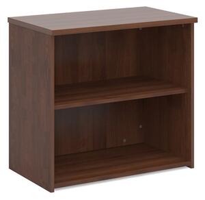 Upton Home And Office Wooden Bookcase In Walnut With 1 Shelf