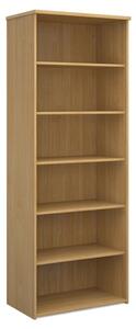 Upton Home And Office Wooden Bookcase In Oak With 5 Shelves