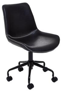 Bloomsburg Leather Home And Office Chair In Black