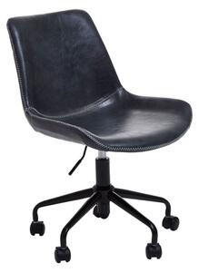 Bloomsburg Leather Home And Office Chair In Grey