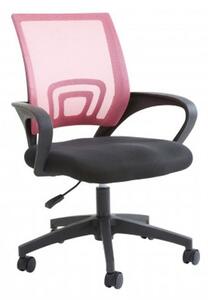 Velika Home And Office Chair In Pink With Armrest