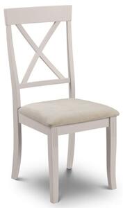 Dagan Wooden Dining Chair In Elephant Grey