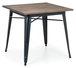 Gael Square Wooden Dining Table In Mocha Elm