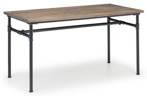 Caelum Rectangular Wooden Dining Table In Mocha Elm