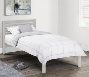 Sagen Wooden Single Bed In Light Grey