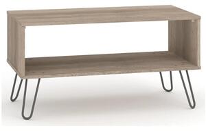 Avoch Wooden Coffee Table With Undershelf In Light Oak