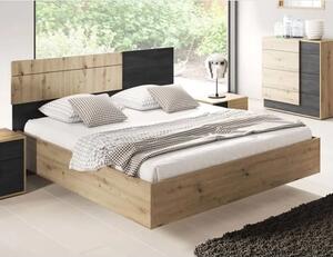 Barrie Wooden King Size Bed In Artisan Oak