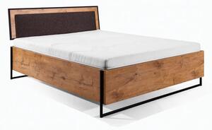 Logan Wooden Super King Size Bed With Storage In Lancelot Oak