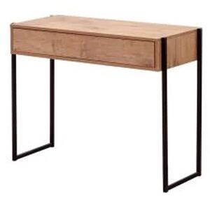 Logan Wooden Dressing Table With 1 Drawer In Lancelot Oak