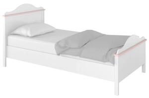 Lenoir Kids Wooden Single Bed With Drawers In Matt White