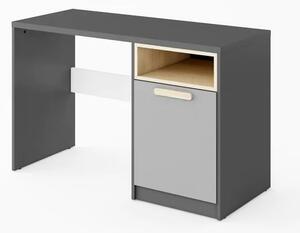 Pearl Kids Wooden Computer Desk With 1 Door In Graphite