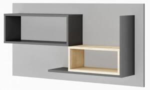 Pearl Kids Wooden Wall Shelf In Graphite