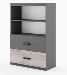 Sault Kids Wooden Sideboard With 2 Drawers In Graphite