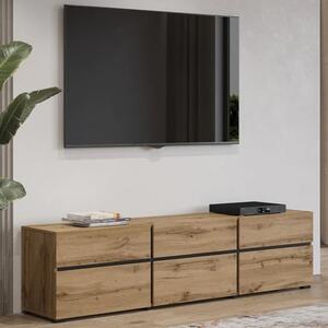 Kodak Wooden TV Stand With 3 Doors 3 Drawers In Wotan Oak