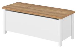 Sevilla Kids Wooden Toy Box In Matt White