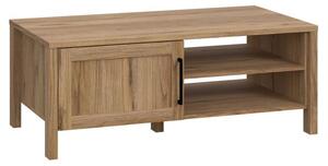 Mahon Wooden Coffee Table With 2 Doors In Waterford Oak