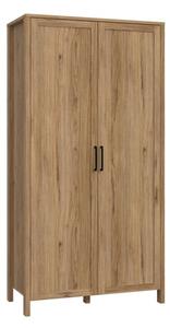 Mahon Wooden Wardrobe With 2 Doors In Waterford Oak