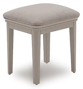 Macon Wooden Dressing Stool In Taupe