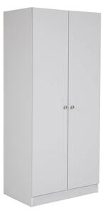 Leon Wooden Wardrobe With 2 Doors In Light Grey