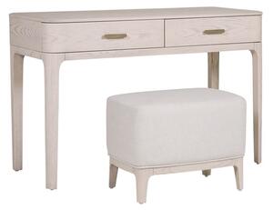 Zurich Wooden Dressing Table With Stool In Parisian Cream