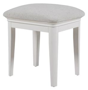 Macon Wooden Dressing Stool In White