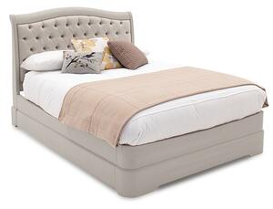 Macon Wooden King Size Bed In Taupe