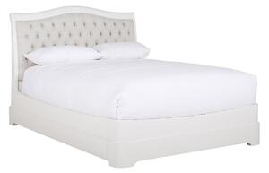 Macon Wooden Super King Size Bed In White