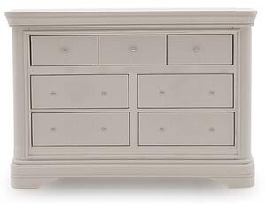 Macon Wooden Chest Of 7 Drawers In Taupe