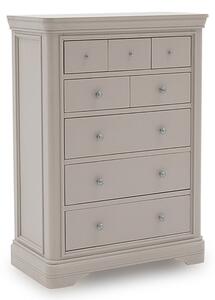 Macon Wooden Chest Of 8 Drawers In Taupe