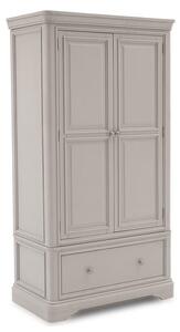 Macon Wooden Wardrobe With 2 Doors In Taupe