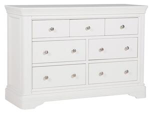 Macon Wooden Chest Of 7 Drawers In White