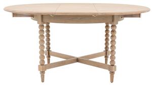 Arta Extending Wooden Dining Table Round In Natural