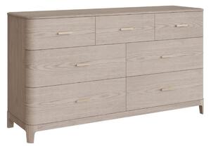 Zurich Wooden Chest Of 7 Drawers Tall In Parisian Cream