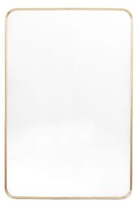 Hasselt Small Wall Mirror In Gold Aluminium Frame