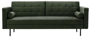 Eilat Fabric 3 Seater Sofa Bed In Bottle Green